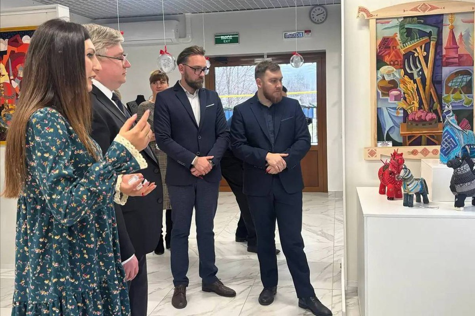 В Новооскольском округе состоялось открытие обновлённого Центра искусств и ремёсел