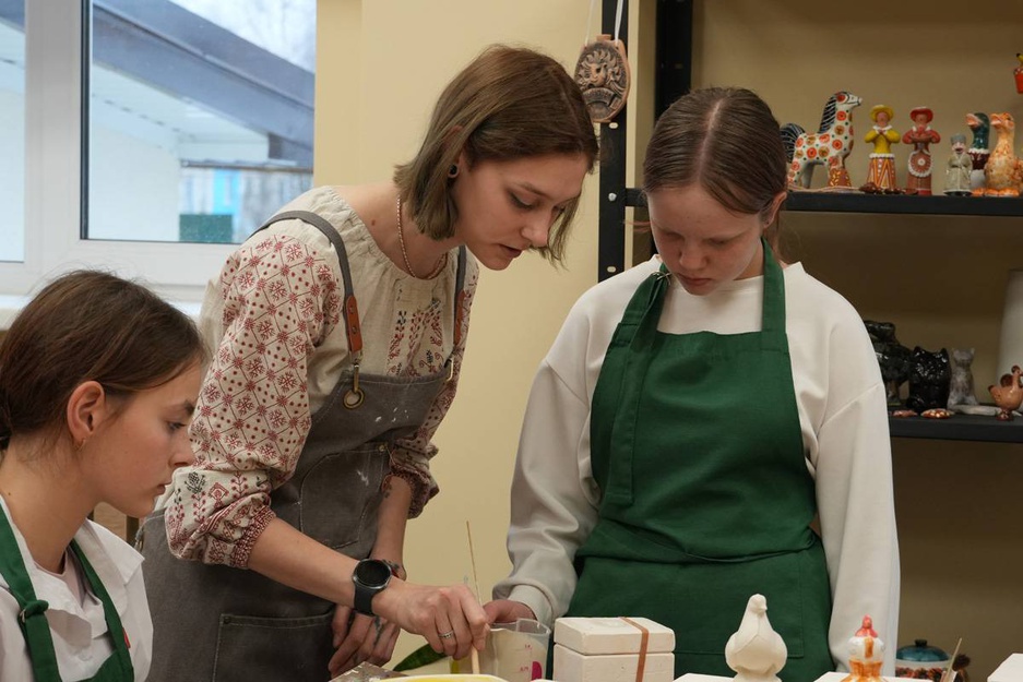 В Новооскольском округе состоялось открытие обновлённого Центра искусств и ремёсел